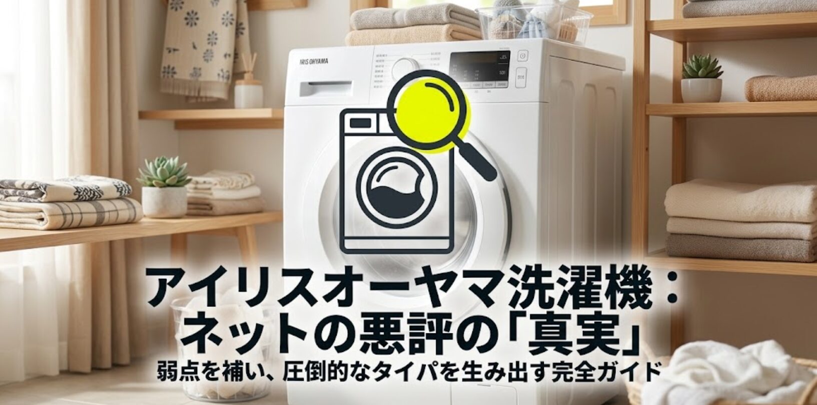 アイリスオーヤマ洗濯機の悪評の真実と弱点を補い圧倒的なタイパを生み出す完全ガイド