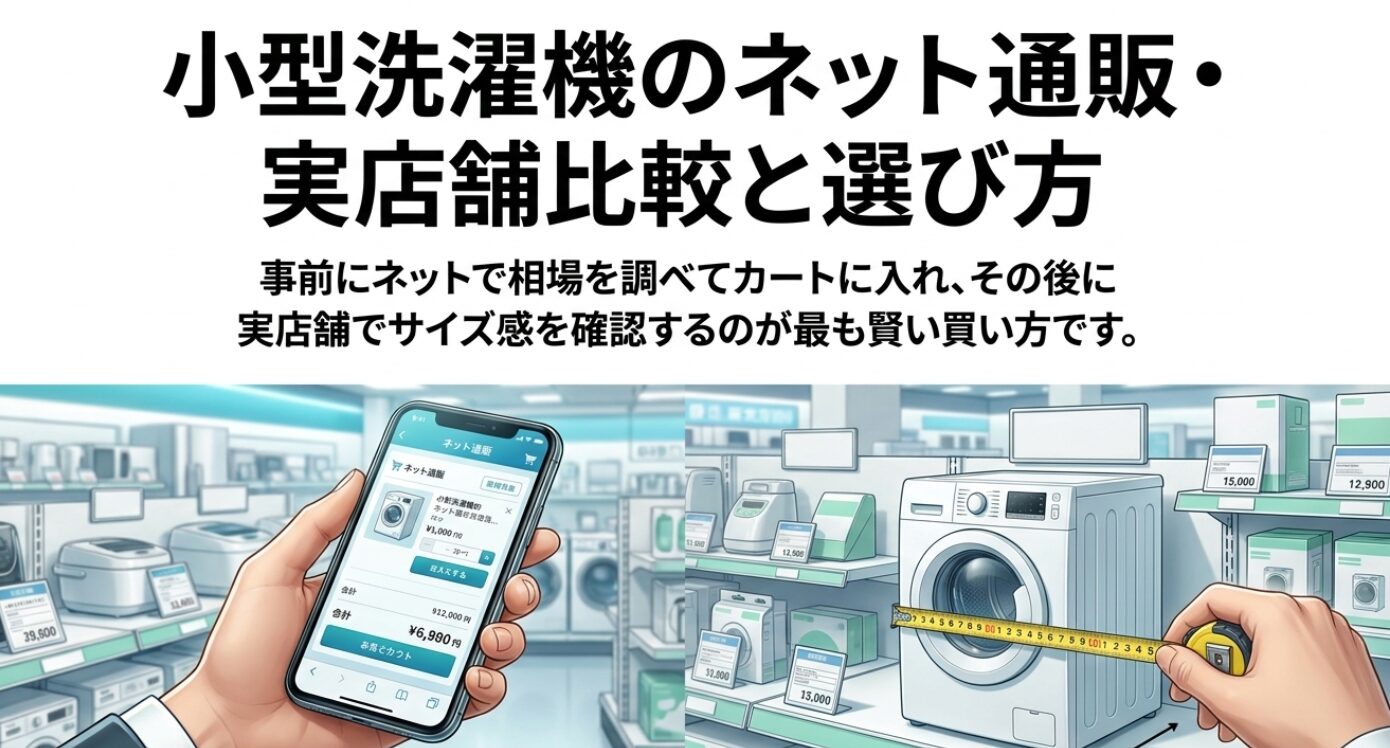 ネット通販での価格相場チェックと実店舗でのサイズ感確認を組み合わせた賢い買い方の解説